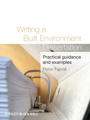 cover image of Writing a Built Environment Dissertation